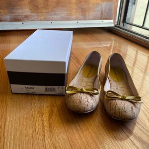 Marc by Marc Jacobs cork ballerina flats